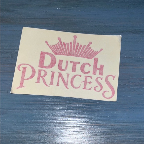 Vintage Dutch Bros “Dutch Princess”Sticker